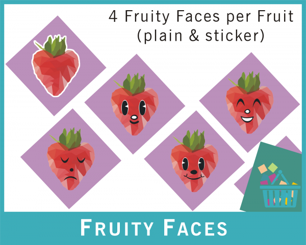 Low Poly Fruit pngs