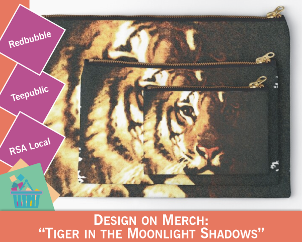 Tiger-MoonlightShadow-zip pouches image